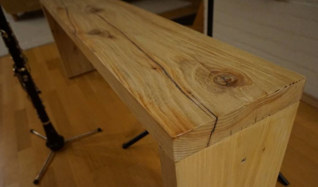 Bau eine Holzbank aus Bauholz